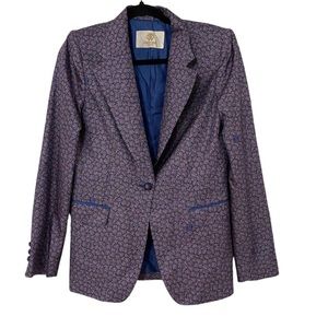 NWOT ROBERTO CAVALLI Silk Blazer 46